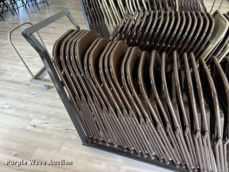 image for item EO4122 Approximately (190) folding chairs