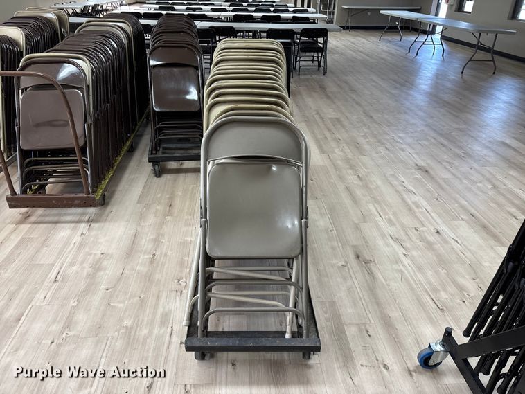 image for item EO4122 Approximately (190) folding chairs