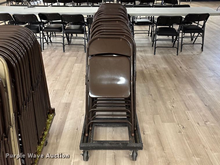 image for item EO4122 Approximately (190) folding chairs
