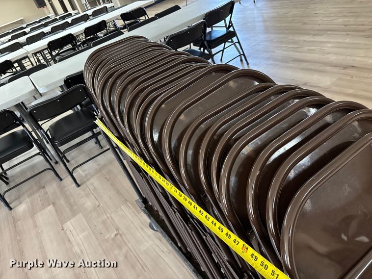 image for item EO4122 Approximately (190) folding chairs