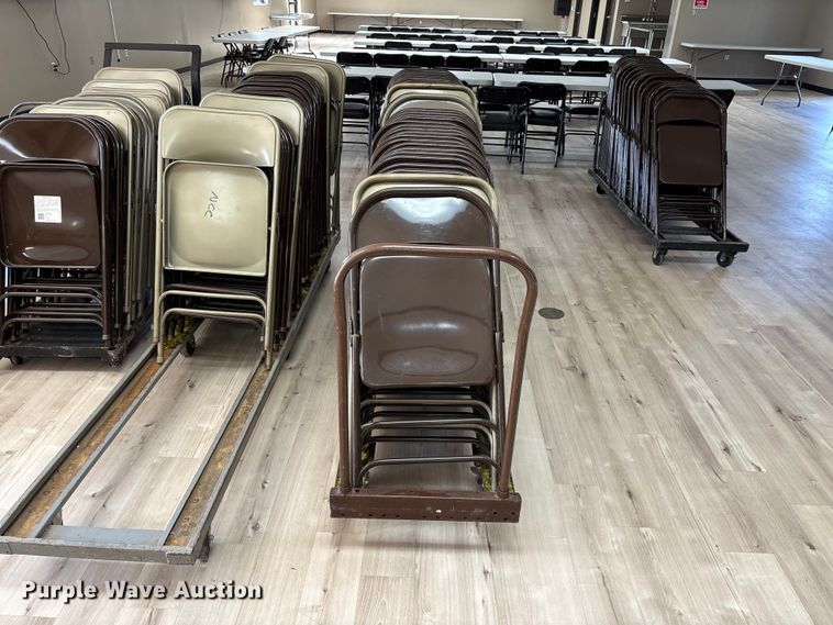 image for item EO4122 Approximately (190) folding chairs