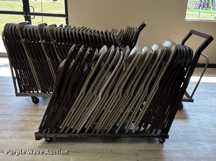 image for item EO4122 Approximately (190) folding chairs