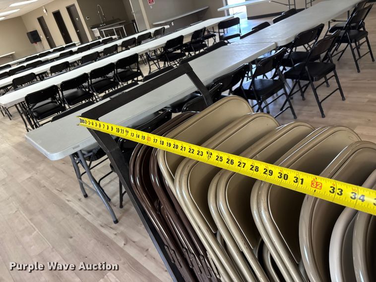 image for item EO4122 Approximately (190) folding chairs