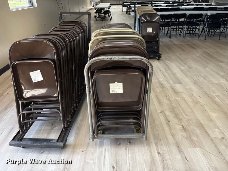 image for item EO4122 Approximately (190) folding chairs