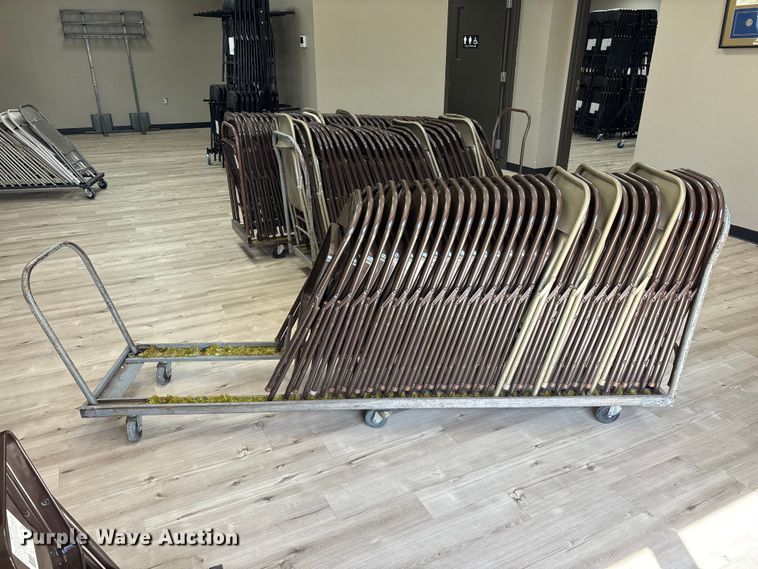image for item EO4122 Approximately (190) folding chairs