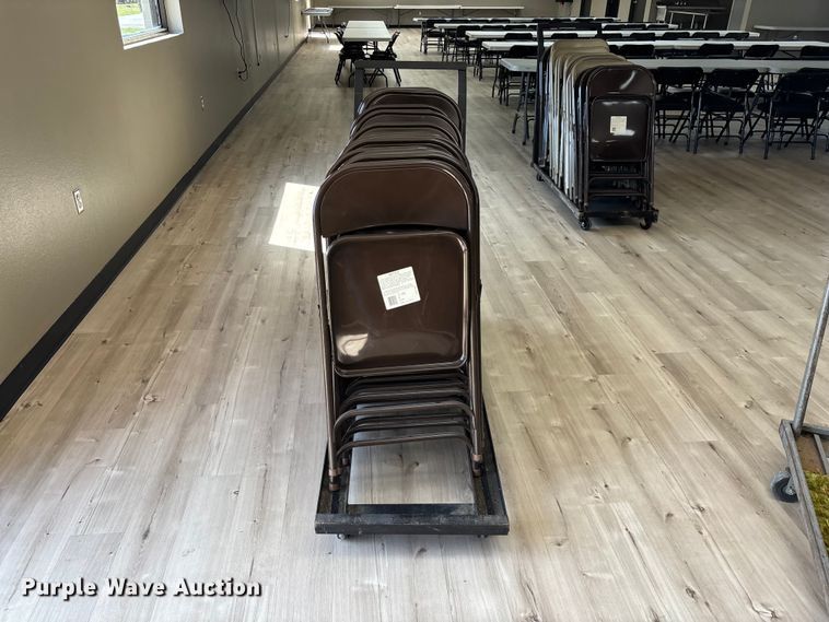 image for item EO4122 Approximately (190) folding chairs