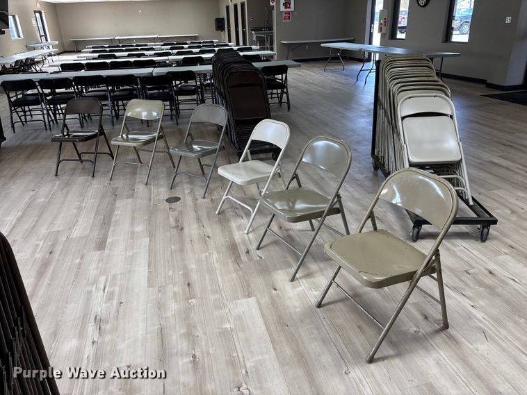 image for item EO4122 Approximately (190) folding chairs