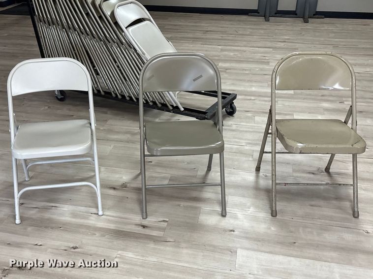 image for item EO4122 Approximately (190) folding chairs