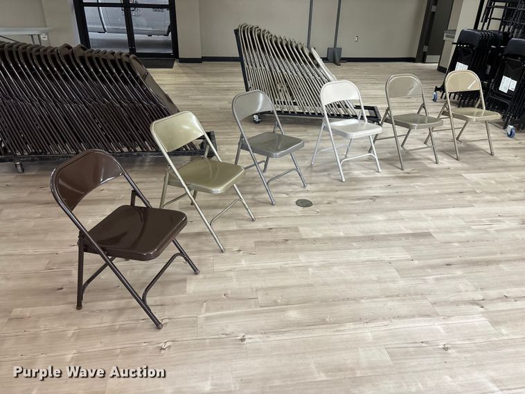 image for item EO4122 Approximately (190) folding chairs