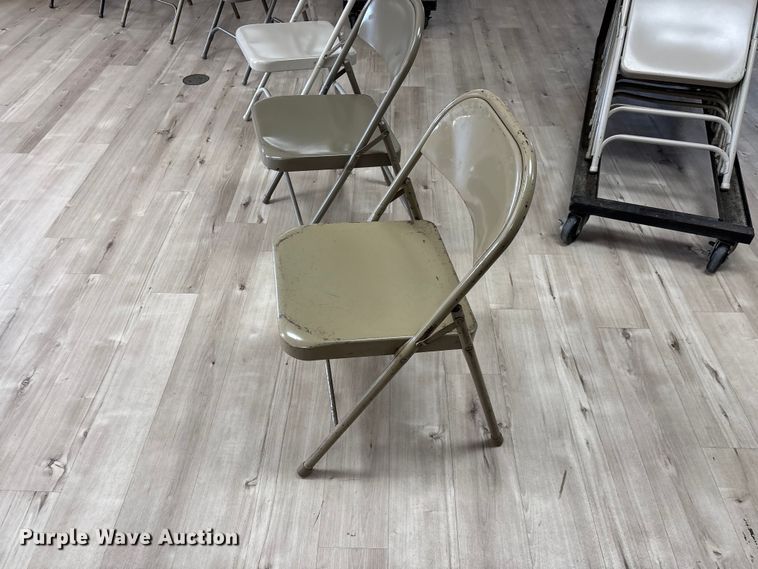 image for item EO4122 Approximately (190) folding chairs