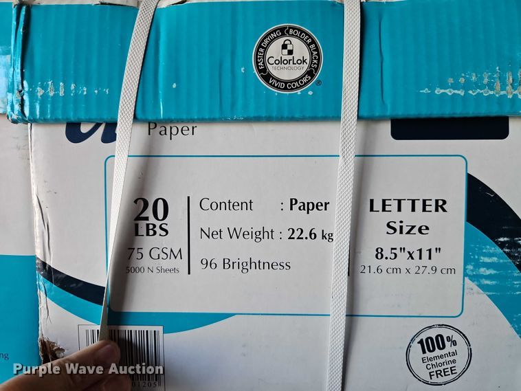 image for item EO7182 (7) pallets of copy paper