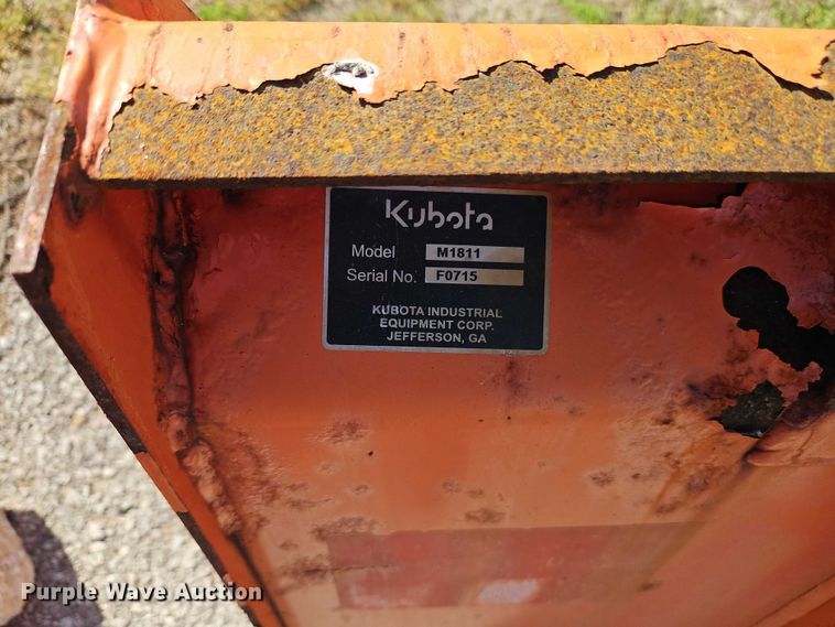 image for item EO7185 Kubota M5700 MFWD tractor