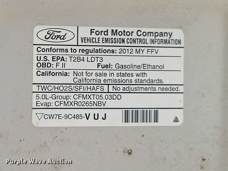 image for item EO7188 2012 Ford F150 Crew Cab pickup truck