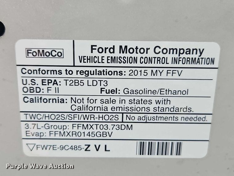image for item EO7209 2015 Ford Explorer Police Interceptor SUV