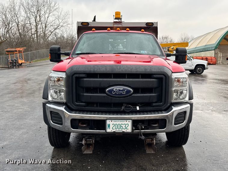 image for item EQ5001 2014 Ford F450 Super Duty dump flatbed truck