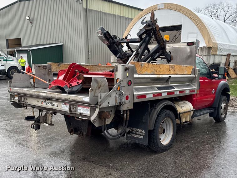 image for item EQ5001 2014 Ford F450 Super Duty dump flatbed truck