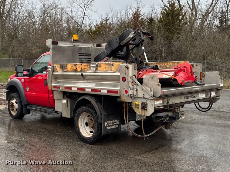 image for item EQ5001 2014 Ford F450 Super Duty dump flatbed truck