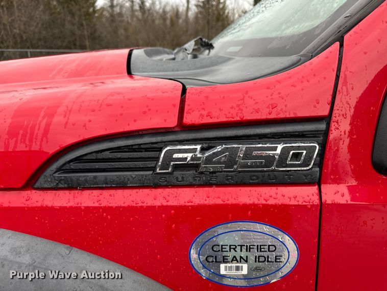 image for item EQ5001 2014 Ford F450 Super Duty dump flatbed truck