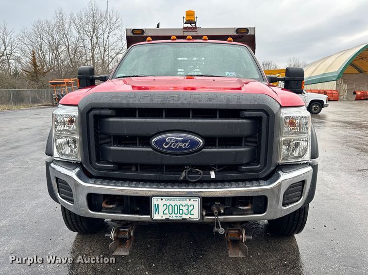 image for item EQ5001 2014 Ford F450 Super Duty dump flatbed truck