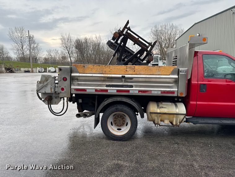 image for item EQ5001 2014 Ford F450 Super Duty dump flatbed truck