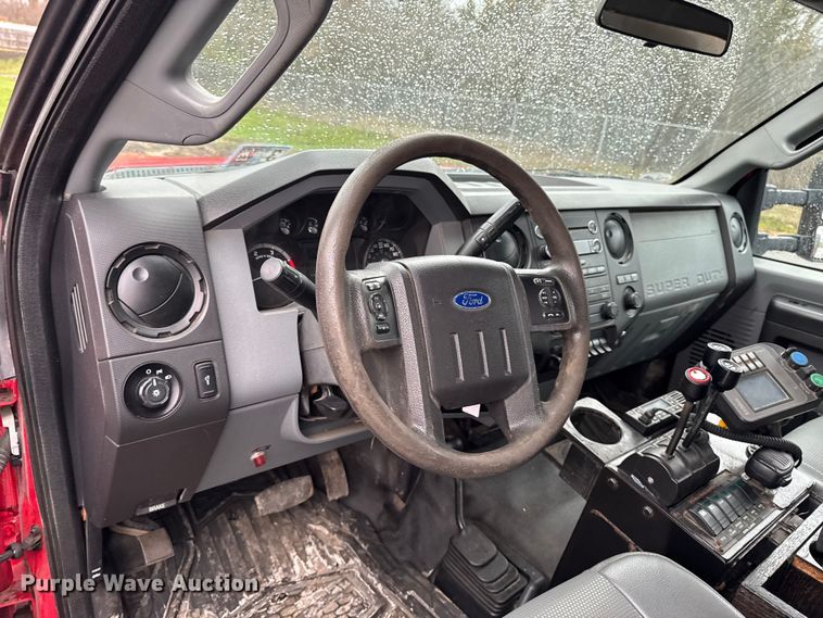 image for item EQ5001 2014 Ford F450 Super Duty dump flatbed truck