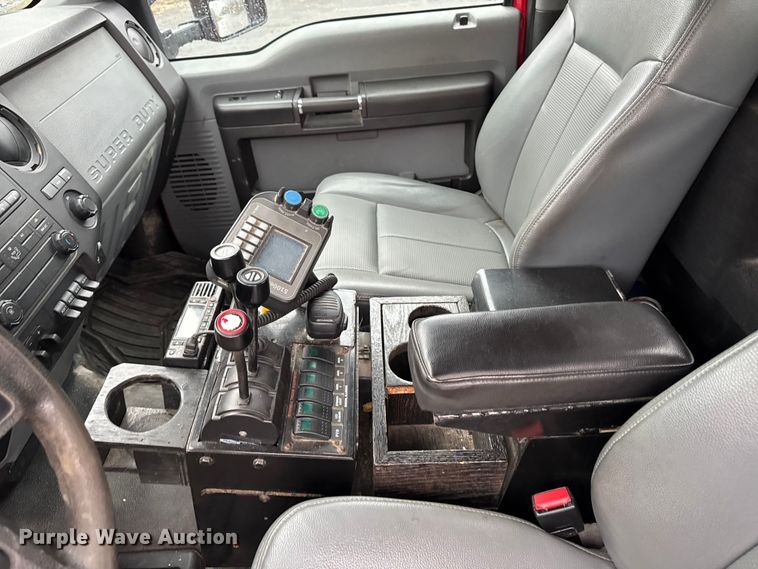 image for item EQ5001 2014 Ford F450 Super Duty dump flatbed truck