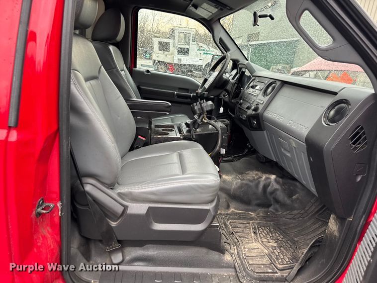 image for item EQ5001 2014 Ford F450 Super Duty dump flatbed truck