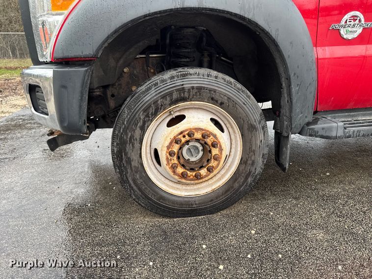 image for item EQ5001 2014 Ford F450 Super Duty dump flatbed truck