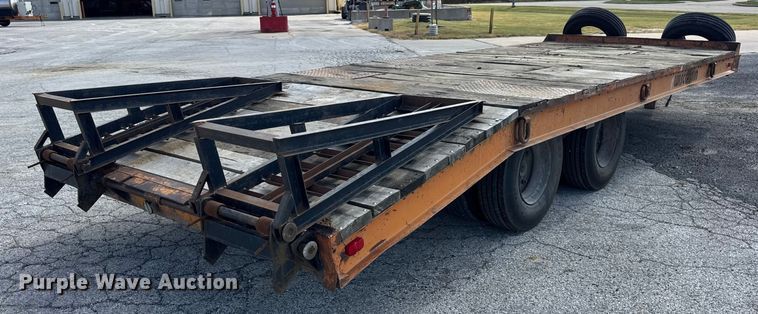 image for item ER0143 1985 Wisconsin 35-20 equipment trailer