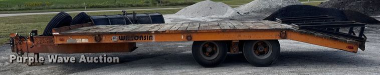 image for item ER0143 1985 Wisconsin 35-20 equipment trailer