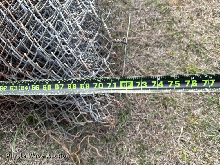 image for item ES5637 (6) rolls of chain link fence