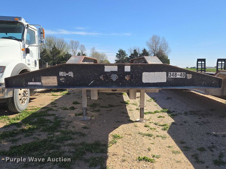 image for item ET1459 1999 Atoka Trailer Mfg. 18-DE-35-2 drop deck equipment trailer