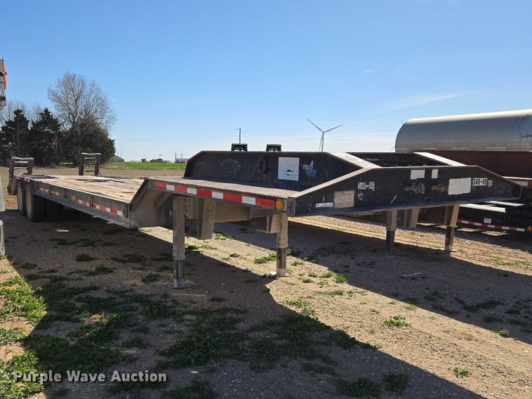 image for item ET1459 1999 Atoka Trailer Mfg. 18-DE-35-2 drop deck equipment trailer