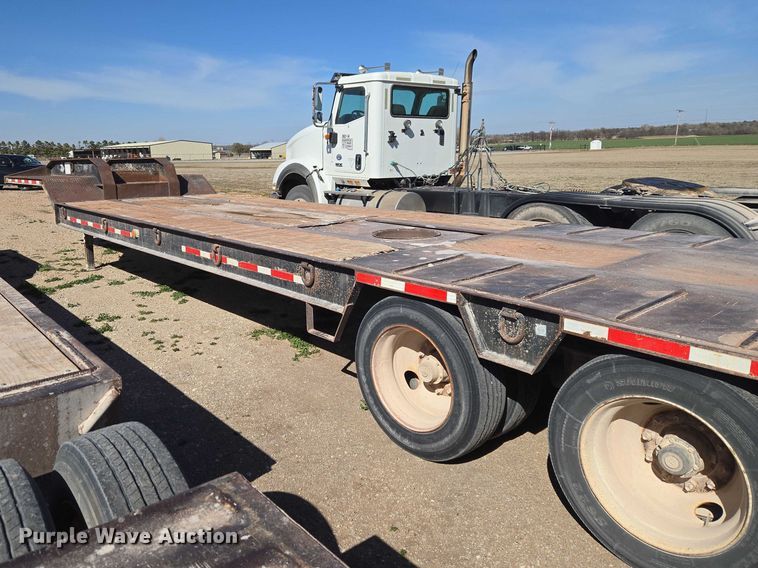image for item ET1459 1999 Atoka Trailer Mfg. 18-DE-35-2 drop deck equipment trailer