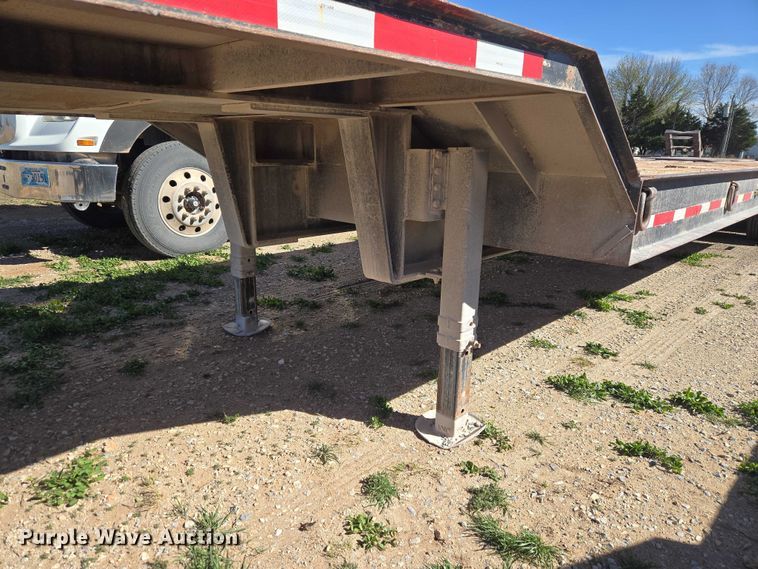 image for item ET1459 1999 Atoka Trailer Mfg. 18-DE-35-2 drop deck equipment trailer