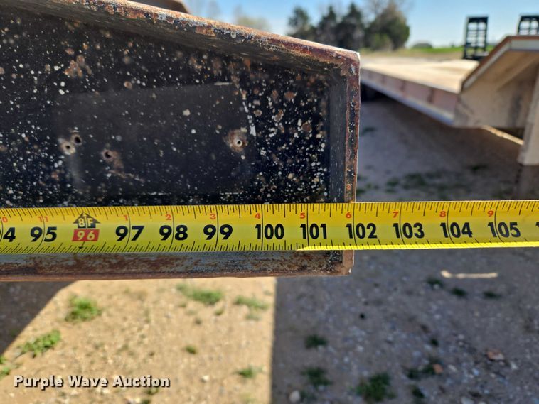 image for item ET1459 1999 Atoka Trailer Mfg. 18-DE-35-2 drop deck equipment trailer