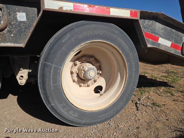 image for item ET1459 1999 Atoka Trailer Mfg. 18-DE-35-2 drop deck equipment trailer