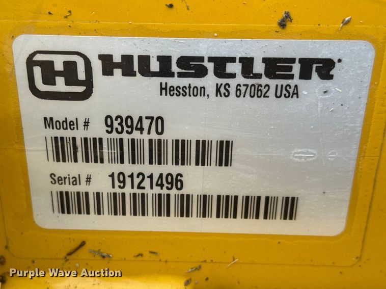 image for item ET1748 Hustler Super 104 ZTR lawn mower