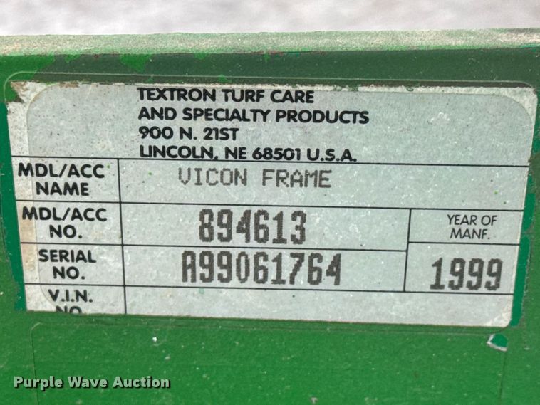 image for item ET1750 1999 Vicon 894613 spreader