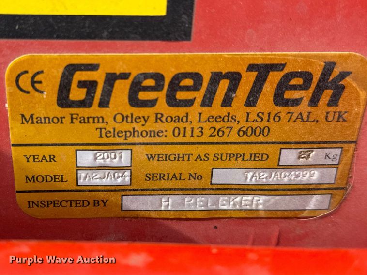 image for item ET1753 (3) GreenTek TA2JAC4 verticut reels