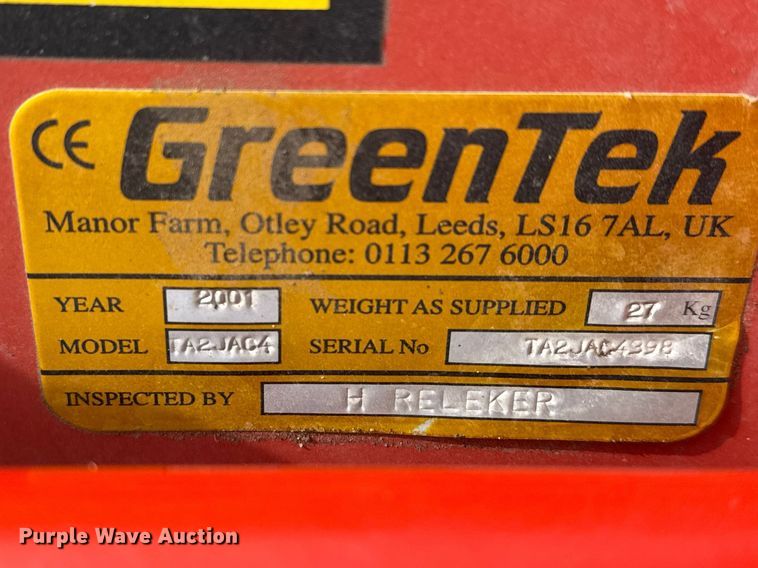 image for item ET1753 (3) GreenTek TA2JAC4 verticut reels