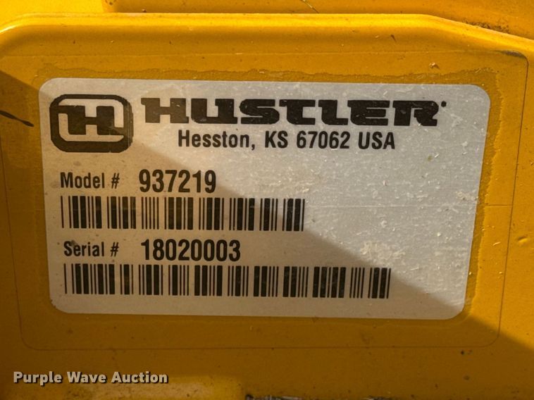 image for item ET1761 2018 Hustler Super 104 ZTR lawn mower