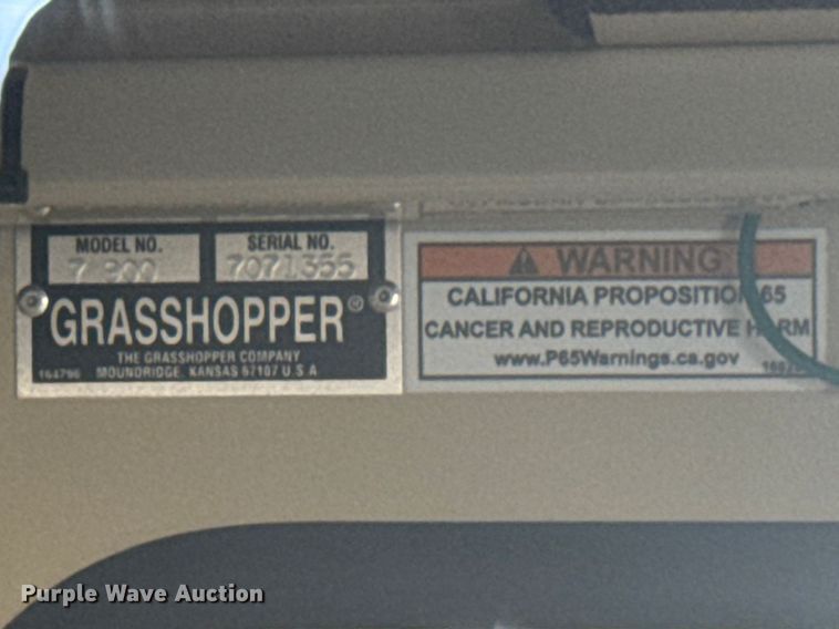 image for item ET1764 2018 Grasshopper 900D 1.3 ZTR lawn mower