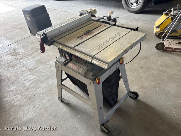 image for item ET1766 Craftsman 137. 218073 table saw