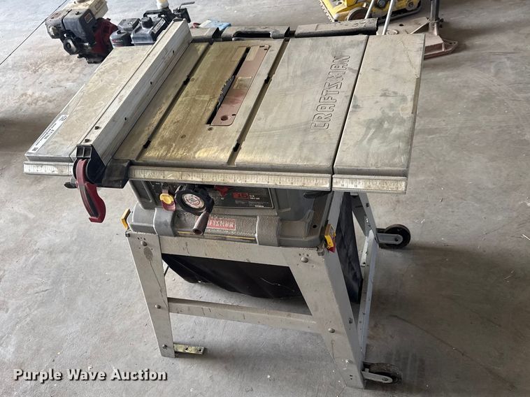 image for item ET1766 Craftsman 137. 218073 table saw