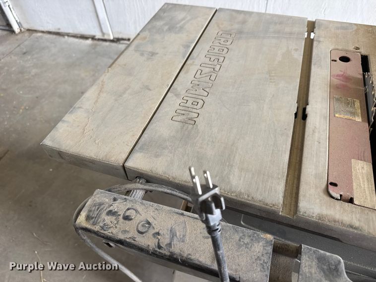 image for item ET1766 Craftsman 137. 218073 table saw