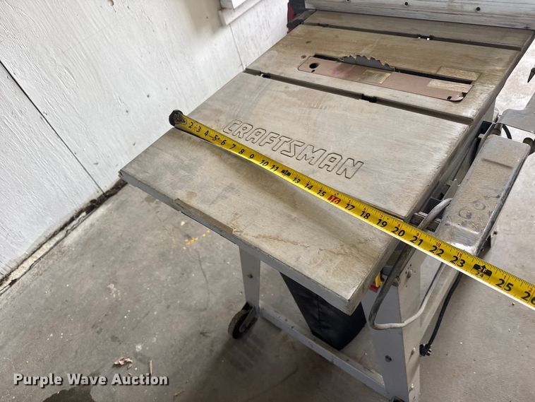 image for item ET1766 Craftsman 137. 218073 table saw