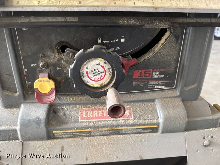 image for item ET1766 Craftsman 137. 218073 table saw