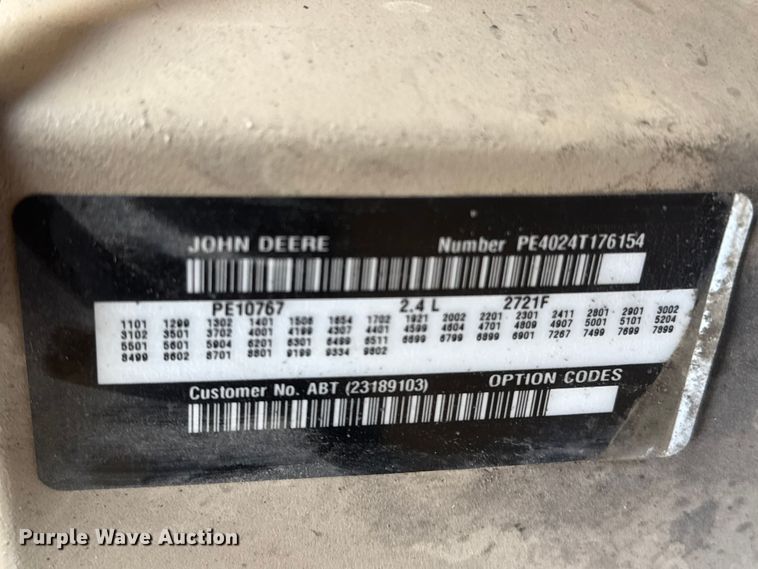 image for item ET1772 2008 Doosan P185 air compressor