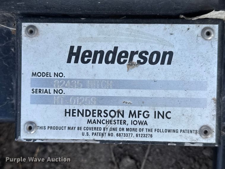 image for item ET1778 Henderson 10×42 snow plow
